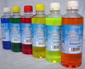 Lampov olej, farebn, 300 ml